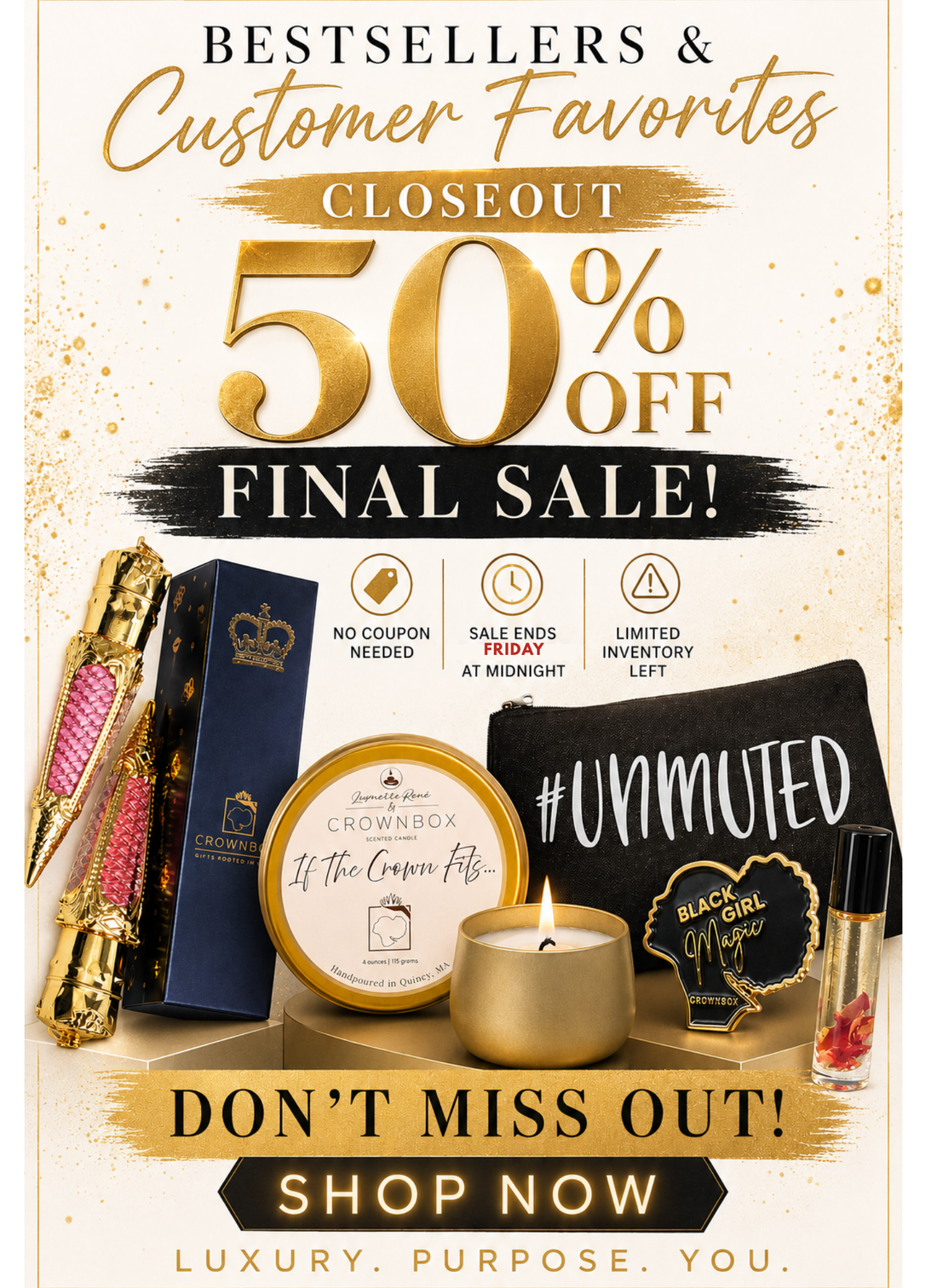 A Bittersweet Farewell & Our Final Closeout Sale - 50% OFF SITE-WIDE