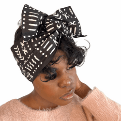 Flexi Headwrap (Black/White)