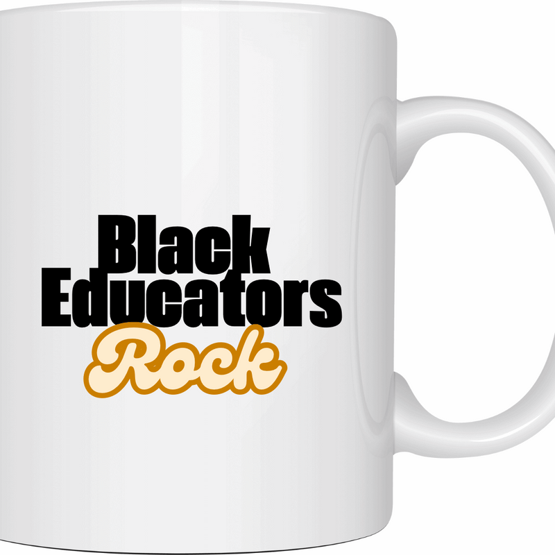 Black Educators Rock Mug