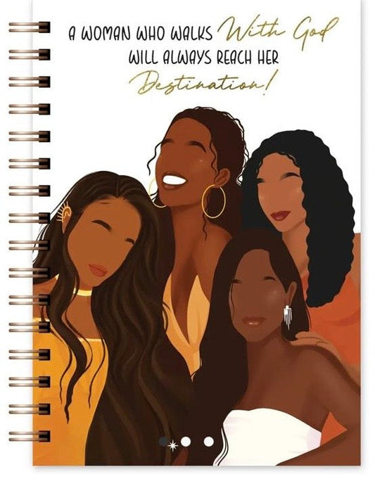Woman Destination With God Journal CrownBox Gifts