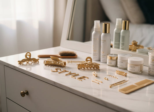 I Stay Up (Nude) Hair Clip CrownBox