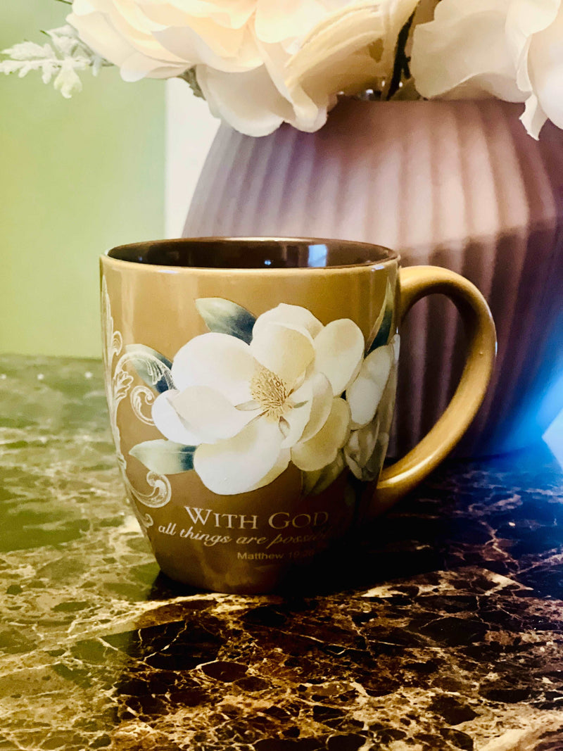 Magnolia Message Mug