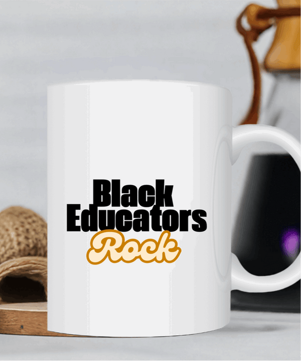 Black Educators Rock Mug