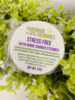 STRESS FREE Shower Steamer/Bath Bomb (Lavender)
