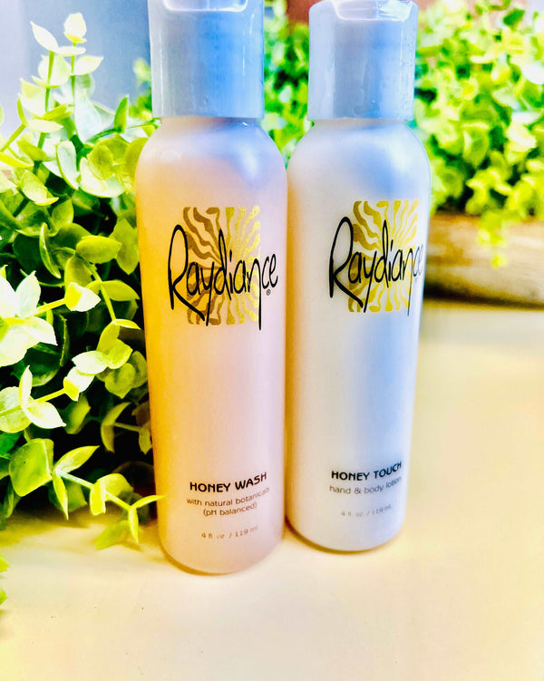 Raydiance Honey Wash & Lotion Set